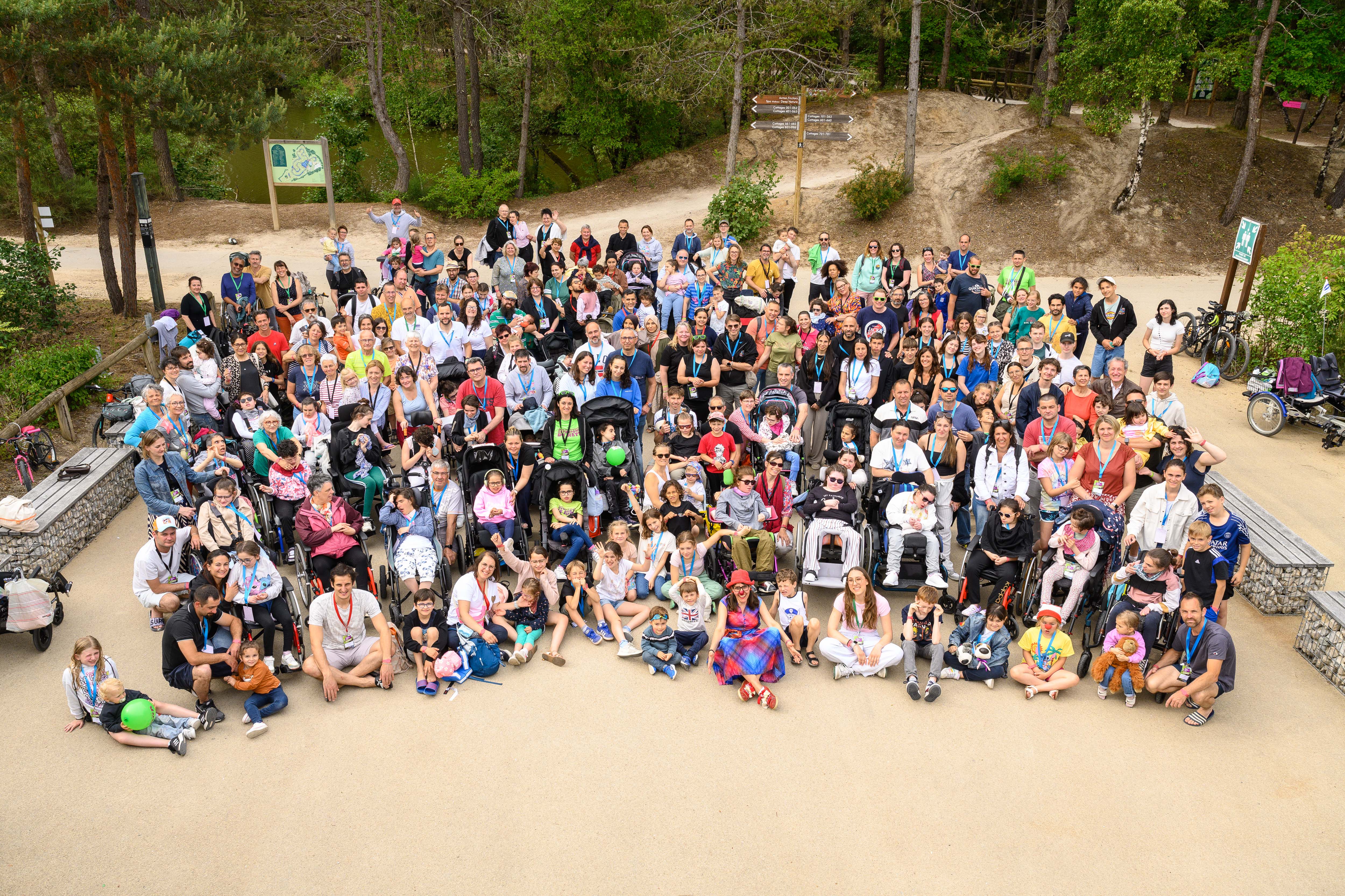 Photo de groupe Séjour Familles 2025